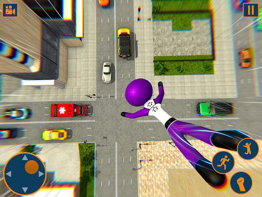 Flying Spider Stickman Hero 3D screenshot 3