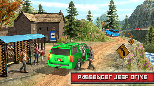 Offroad City Taxi Game Offline screenshot 1