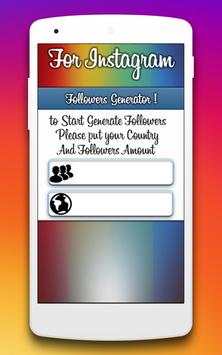 Real Followers For Instagram Simulator Free screenshot 3