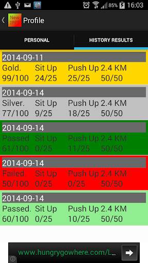 IPPT Simulator screenshot 3