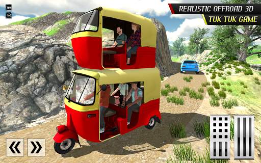Tuk Tuk Rickshaw Driving Simulator Transport Games screenshot 3