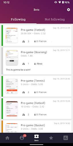Bet Like Bob - a tipster community screenshot 2