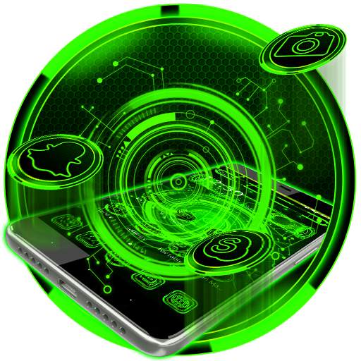 Green Technology Launcher Theme💖 1.1.0