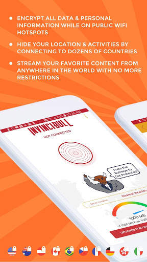 InvinciBull VPN - Safe. Private. Invincible. screenshot 2