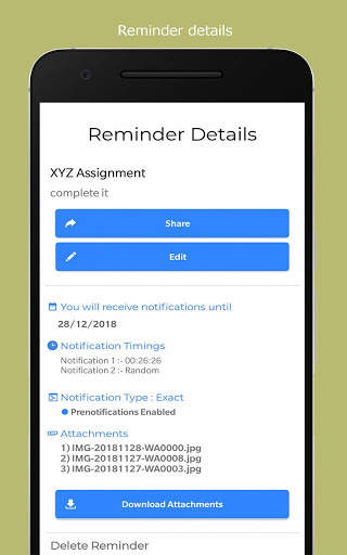 Remind Me - reminder app скриншот 3