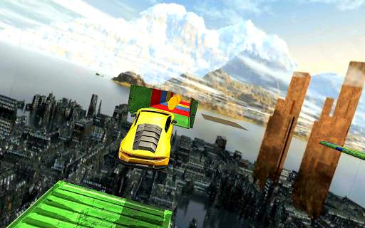 Superheroes Car Stunt Racing 3D- Impossible Driver screenshot 7