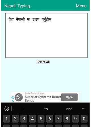 Nepali Typing screenshot 2