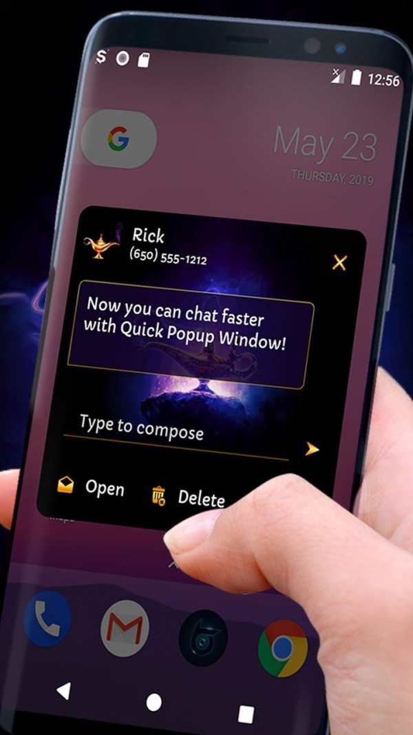 Messenger theme SMS version screenshot 3