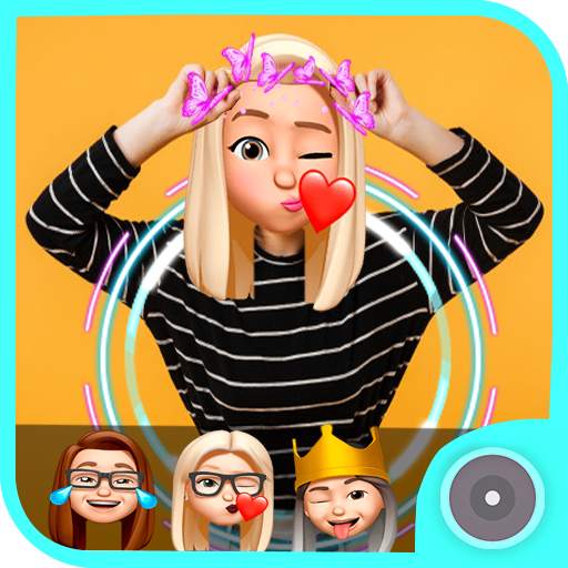 3D Emoji Face Camera - Snap Emoji Head Stickers 14