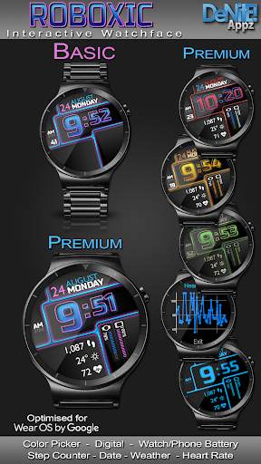 Roboxic HD WatchFace Widget Live Wallpaper screenshot 9