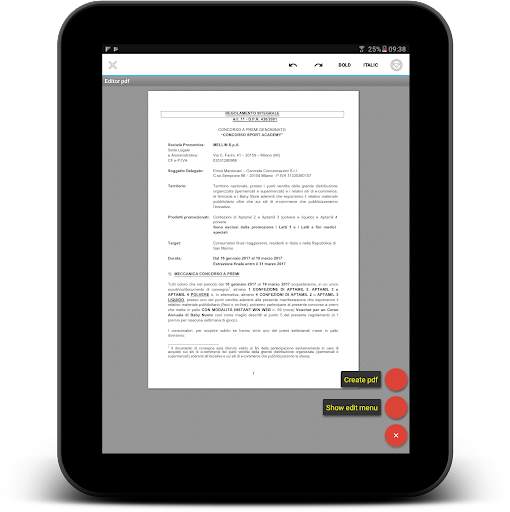 EDITOR TEXT FOR PDF screenshot 3