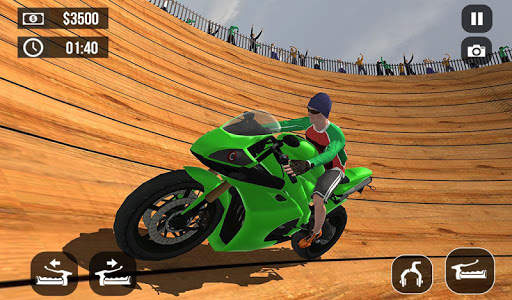 Well Of Death Stunt Bike Drive screenshot 6