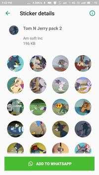 Stickers for Tom And Jerry- Sticker for Whatsapp screenshot 2