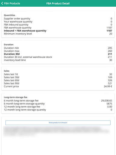 AMALYTIX: Amazon Analytics for Sellers and Vendors 14 تصوير الشاشة