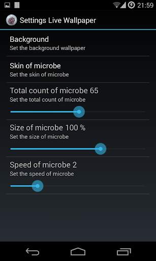 Microbe Live Wallpaper screenshot 5