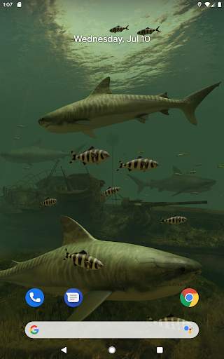 Sharks 3D - Live Wallpaper screenshot 8