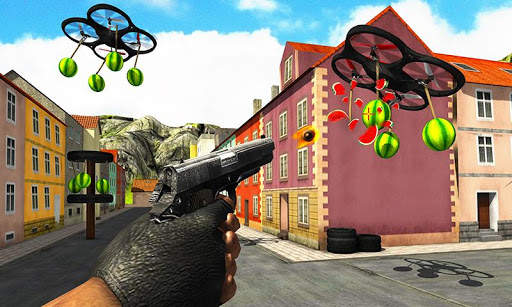 Watermelon shooting game 3D screenshot 4