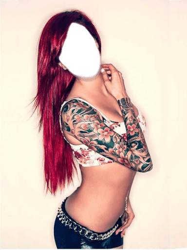 Women Tattoo Face Montage 6 تصوير الشاشة