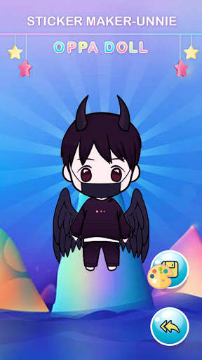 Sticker Maker-Unnie & Oppa doll screenshot 5