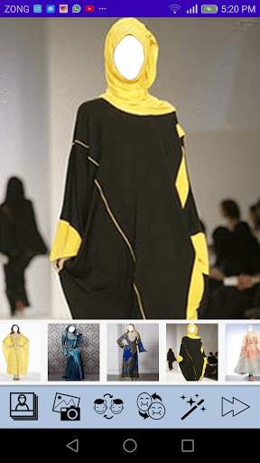 Stylish Arabian Dress Photo Collage screenshot 3