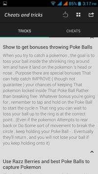 Pokemon Tricks &Cheats screenshot 1