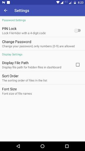 File Hider Lite screenshot 3
