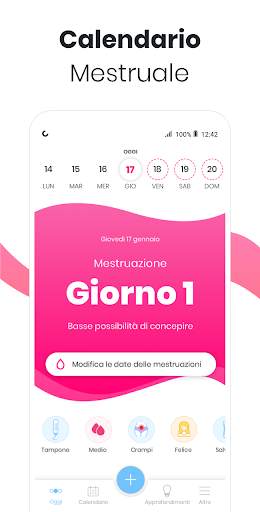 Calendario Mestruale - Ovulazione e Fertilità MIA screenshot 1