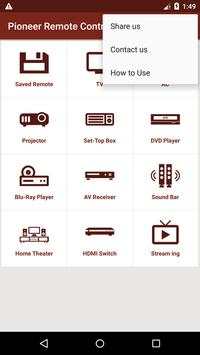 Pioneer Remote Control screenshot 8
