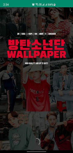 BTS Wallpaper 2021 (HD 4K) : Lockscreen and Theme screenshot 1