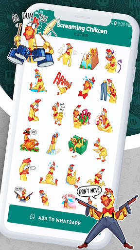 3d Stickers - New Stickers for Whatsapp 2020 screenshot 6