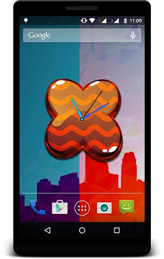 Candy  Clock Live Wallpaper screenshot 3