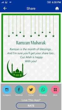Ramzan Mubarak 2017 Wishes screenshot 8