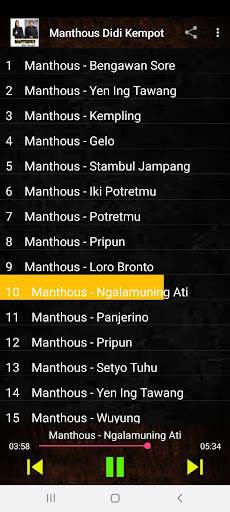 Lagu Manthous vs Didi Kempot screenshot 2