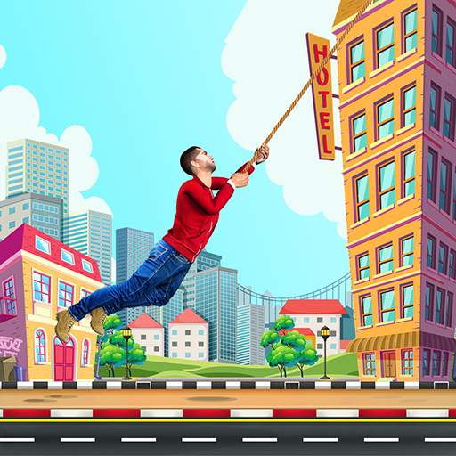 City bounce rope hero–Free offline adventure games 1.31