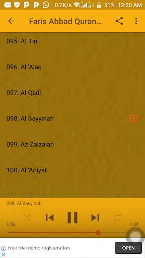 Faris Abbad Quran Offline. screenshot 15