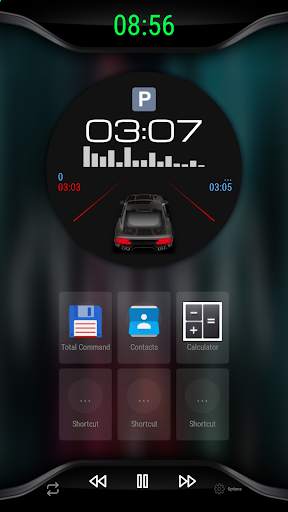 Black V3 - theme for CarWebGuru Launcher screenshot 5