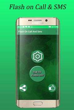 Flash Blinking on Call and SMS screenshot 1