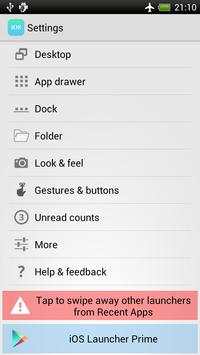 Launcher for iOS (iPhone look) screenshot 3