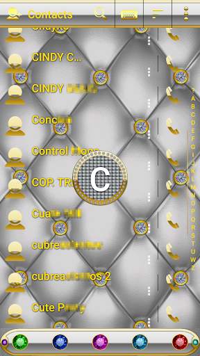 Theme Gold Diamond4 RocketDial screenshot 2