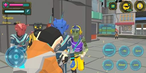 Polygon Cyber World 77: Crime Shooting Games screenshot 14