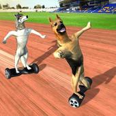 Race Dog on HoverBoard icon