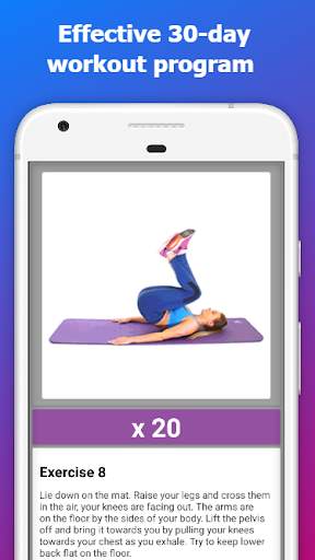 Abs workout at home: how to lose weight in 30 days screenshot 7