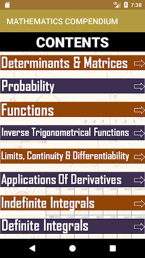 MATHEMATICS COMPENDIUM - FREE VERSION screenshot 3