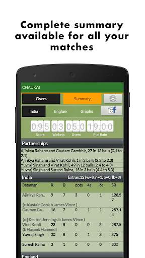Chauka Cricket Scoring App screenshot 5