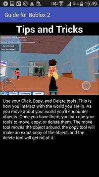 Guide for ROBLOX 2 screenshot 2