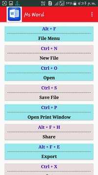 Computer Shortcut keys 6 تصوير الشاشة
