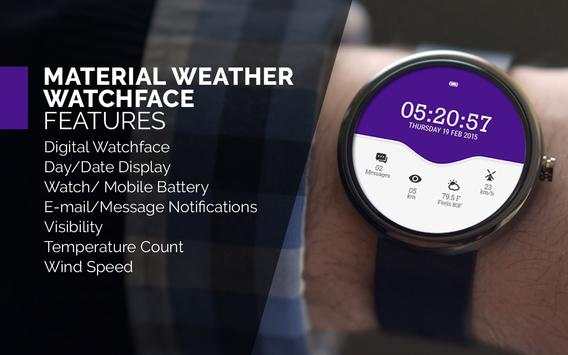 Material Weather Free screenshot 1