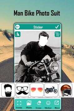 Man Bike Rider Photo Suit screenshot 4