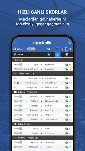 Mackolik Canlı Sonuçlar screenshot 1