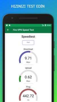 Fire VPN - Ücretsiz VPN, Proxy ve Hız Testi screenshot 4